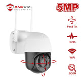 ANPVIZ WIFI PTZ Outdoor Security Camera 5X Optical Zoom