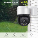 1080P 48V 2MP POE Mini PTZ IP Human detection Outdoor Security Camera